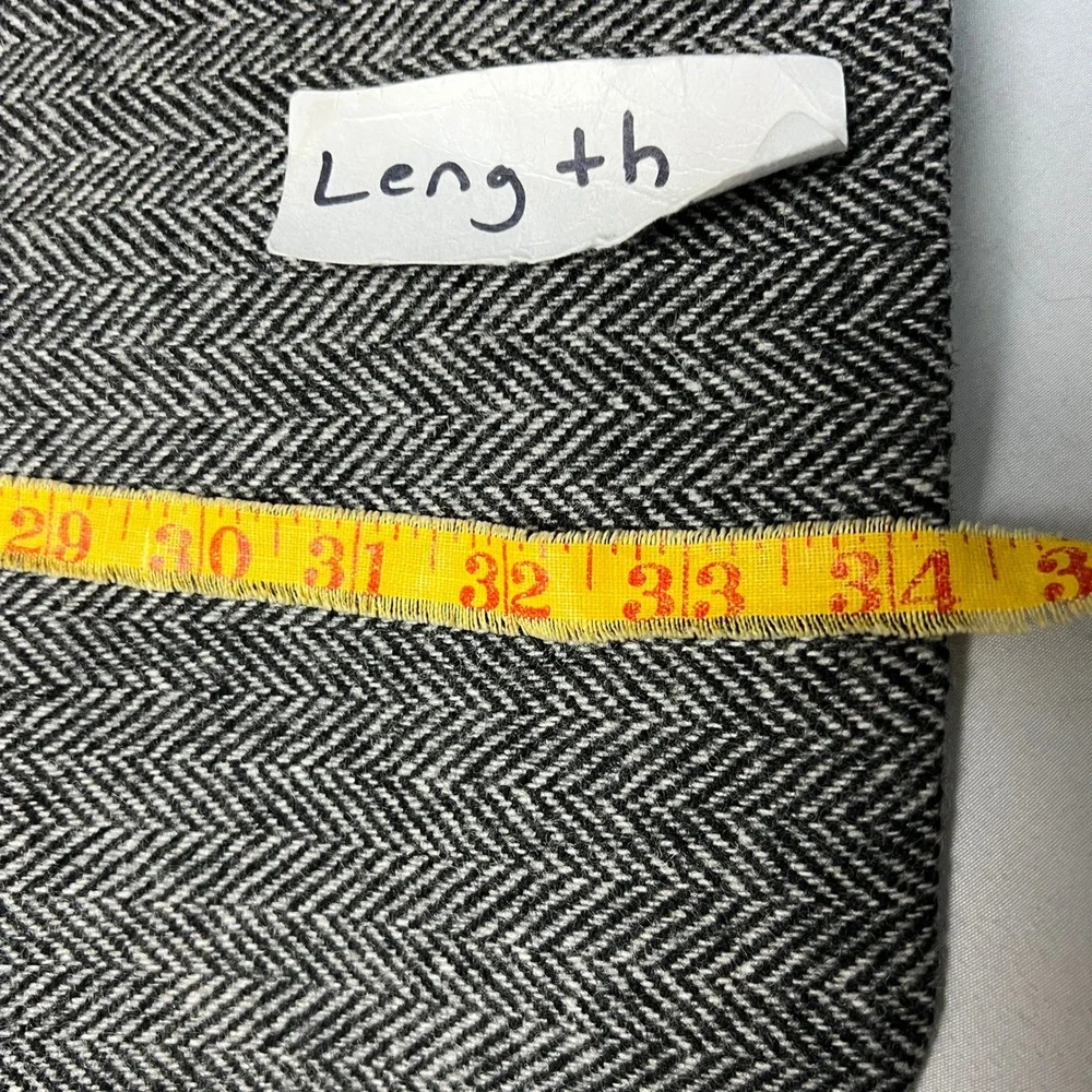 John Alexander Gray‎ Herringbone Blazer Wool Blend Sport Coat Jacket Mens 42L